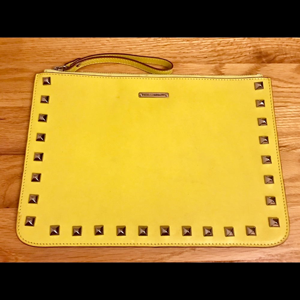 Yellow/Gray Rebecca Minkoff Ipad Mini Clutch